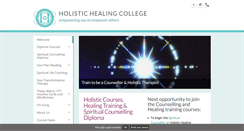 Desktop Screenshot of healingcollege.co.uk